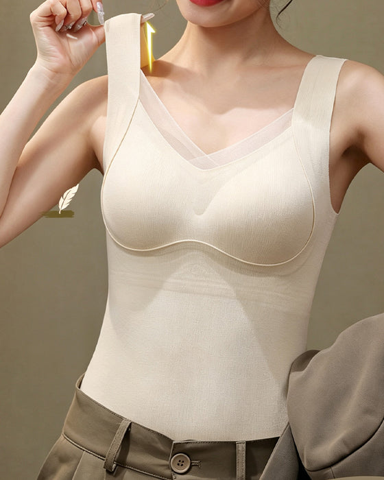 Tanktop Blonde Et-Del Indbygget Bh