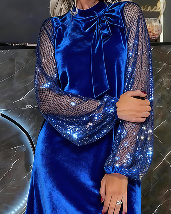 Elegant Kjole Med Lygtermer Og Lappearbejde