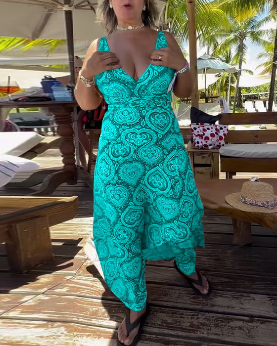 Badedragt Stropløs Hjerte Ferieprint