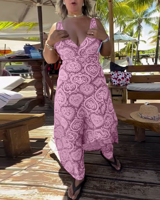 Badedragt Stropløs Hjerte Ferieprint