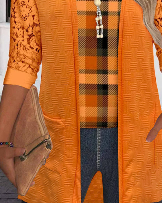 Top Med Faux Todelt Ternet Design