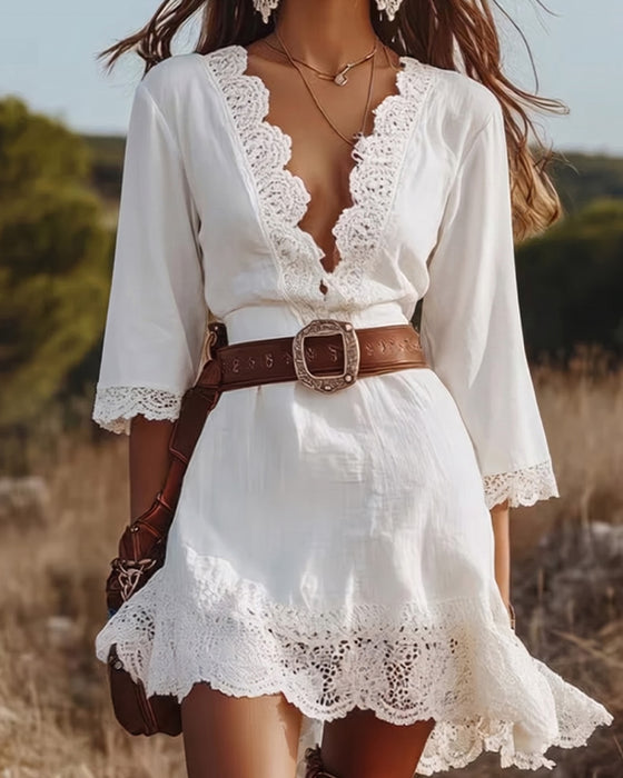 Kjole Dyb V Blonder Resort