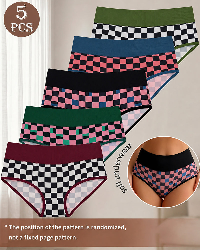 Set 5-Pack Sømløse Høje Talje Trusser