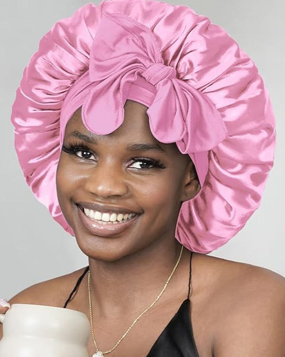 Natsovehætte i silke