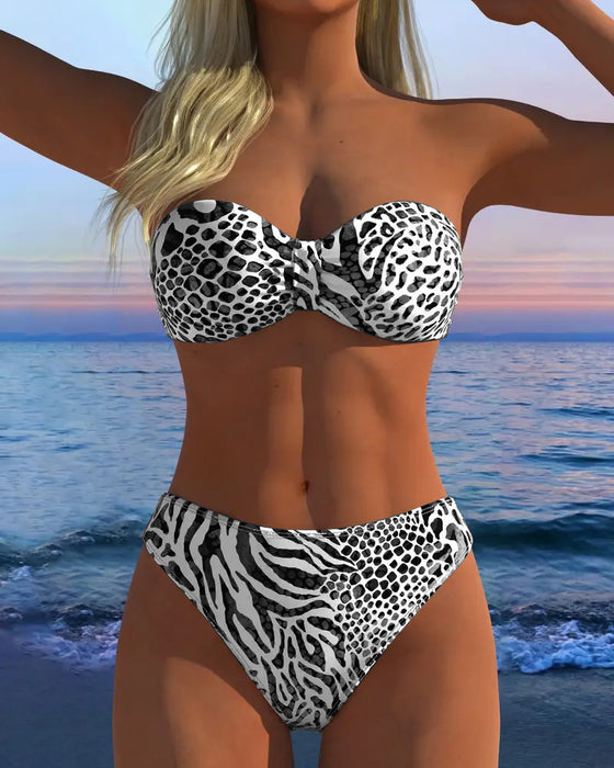 Badedragt Sexet Leopardprint To-Del