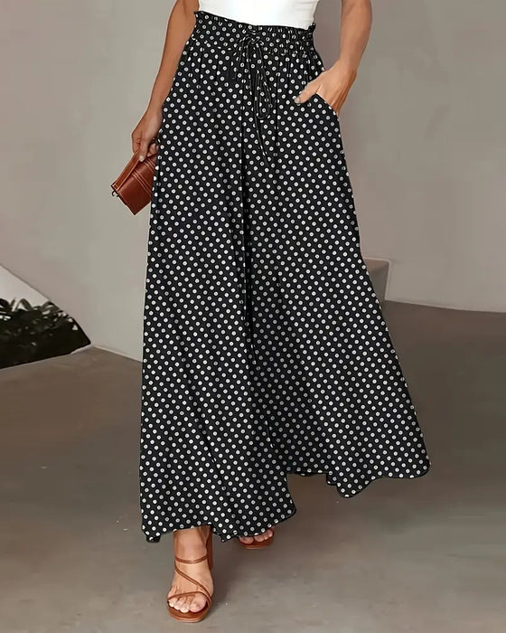 Bukser Polka Prik Tryk Lang