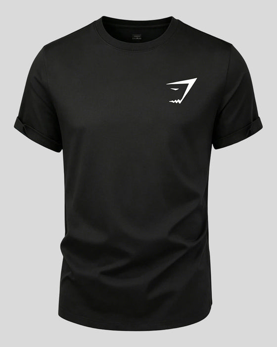 Herre T-Shirt, Rundhalset, Korte Ærmer