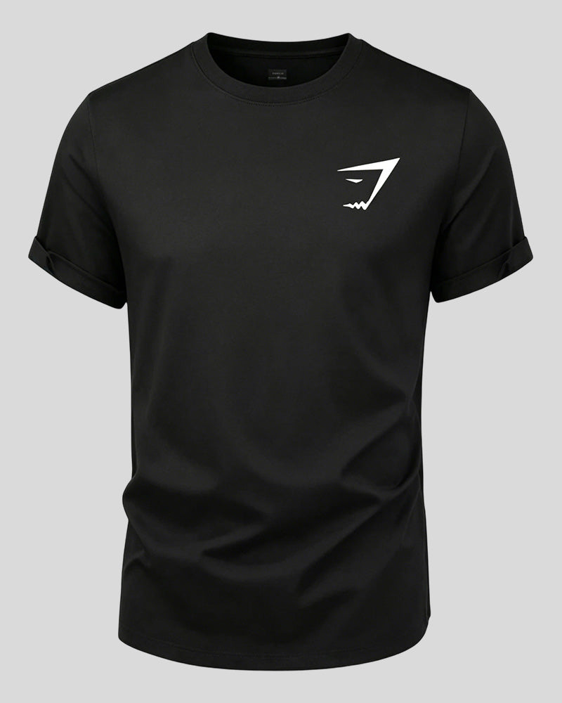 Herre T-Shirt, Rundhalset, Korte Ærmer