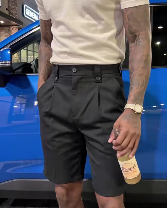 Shorts Casual Alsidig Herre Jakkesæt