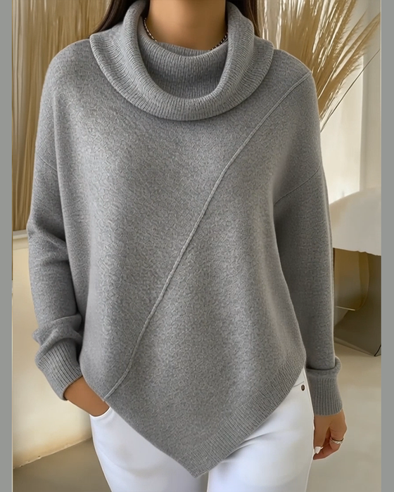 Sweater Asymmetrisk Kuhals