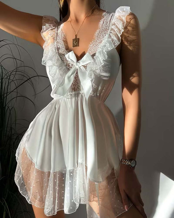 Lingerie Blondekant Rygløs Stroppet