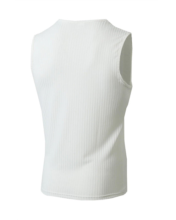 Herre Tanktop Ensfarvet Sport Afslappet