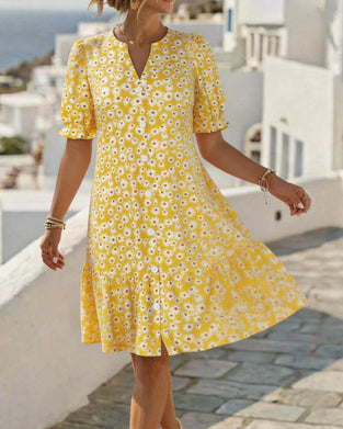 Kjoler Daisy Tryk V-Hals