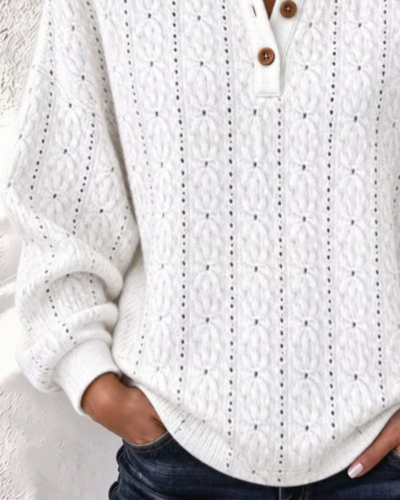 Sweatshirt Knap Casual Krave