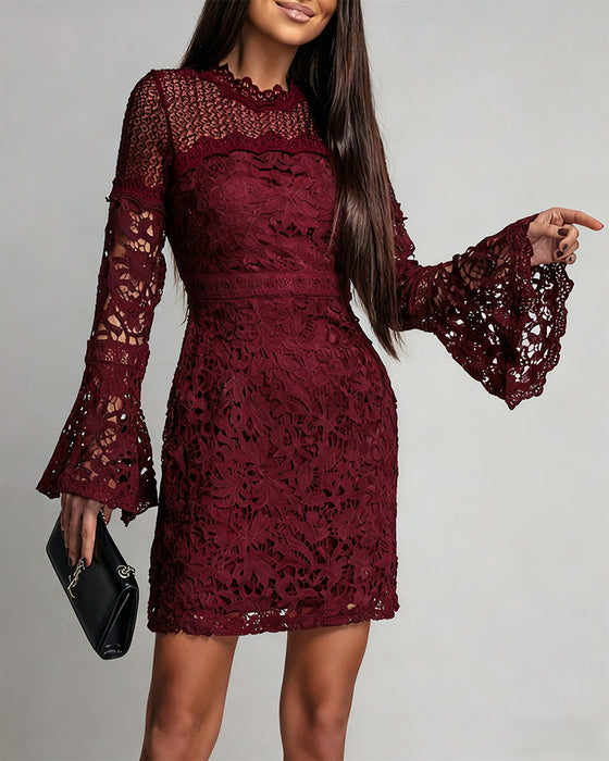 Kjole Klokkeærme Knipling Hofter