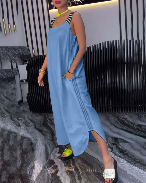 Kjole Splittet Stropper Løs