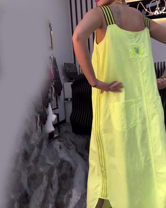 Kjole Splittet Stropper Løs