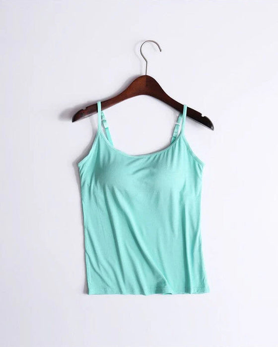 Tanktop med indbygget BH
