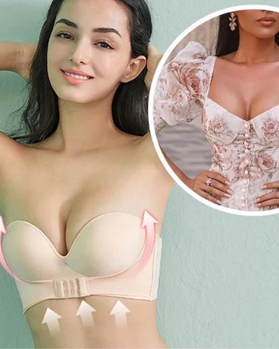 Stropløs bh med frontspænde