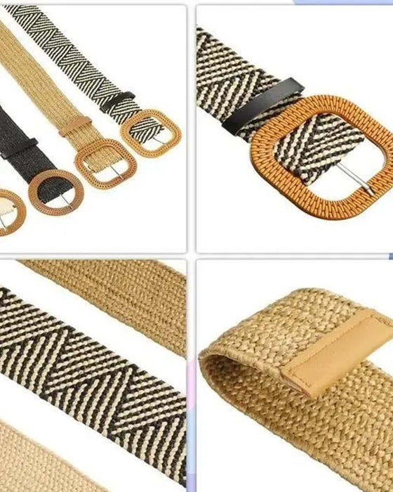 Bælte Boho Stil Spænde Elastisk