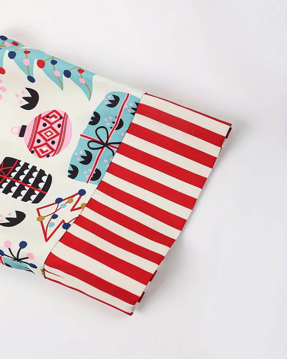 To-delt loungewear sæt med print