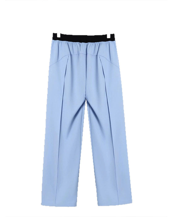 Bukser Farveblok Elastisk Talje Casual
