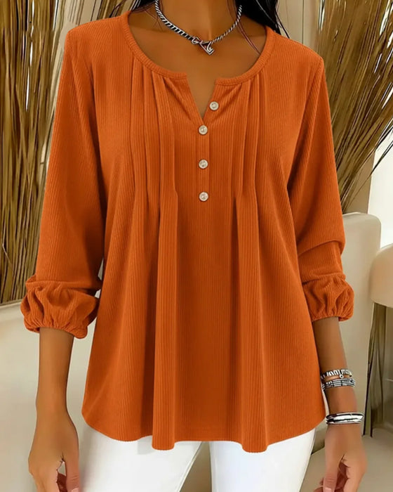 Top Med Knapper Løs Afslappet