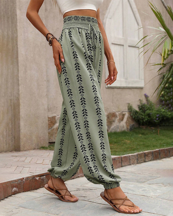 Casual Bloomers Med Geometrisk Print