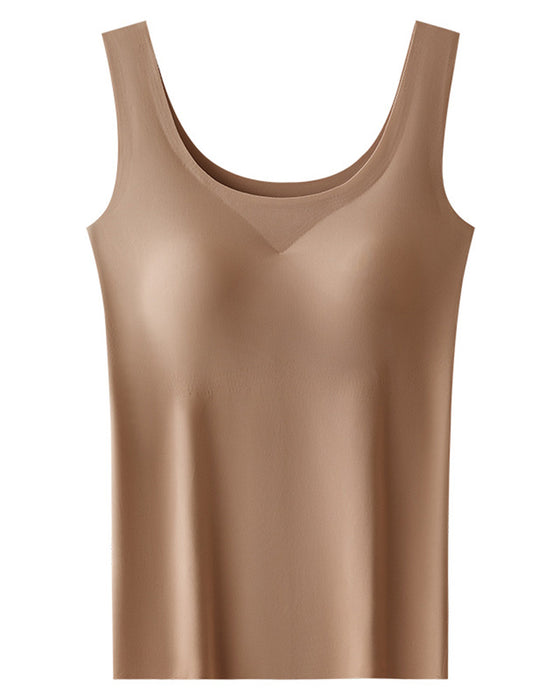 Tank Top Sporløs Indbygget Bh