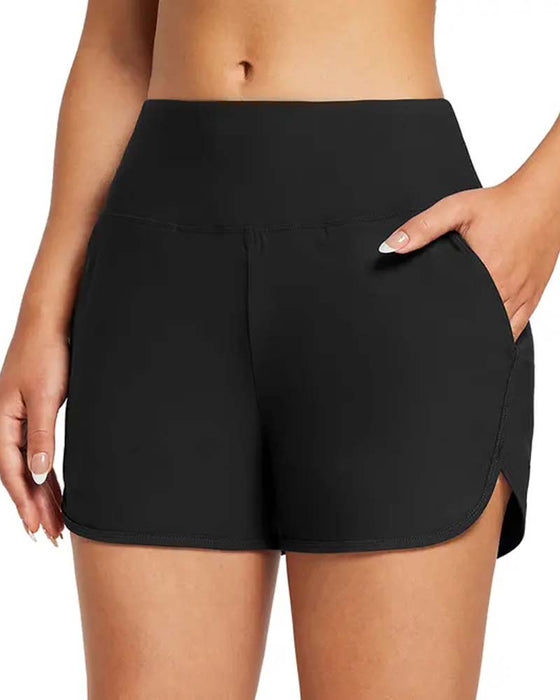 Shorts Høj Talje Splat Sporty Casual
