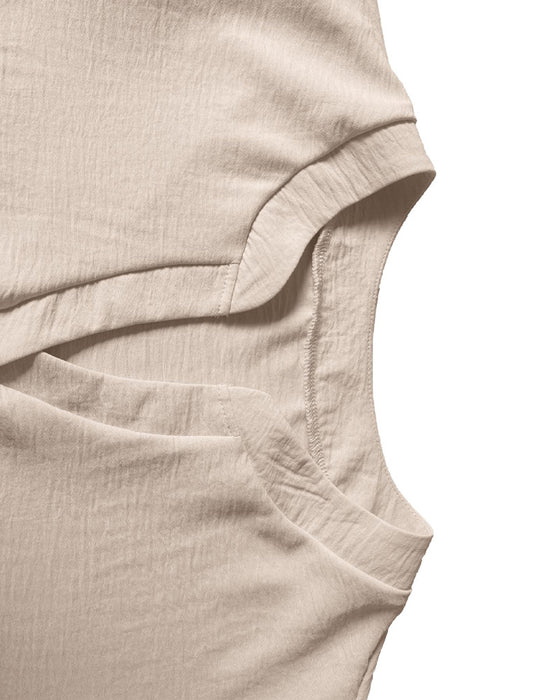 Bluse Lille V-Hals Ruffle