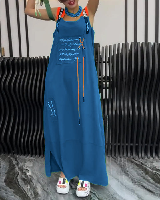 Kjole Ærmeløs Personlig Bogstavtryk