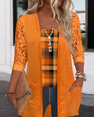 Top Med Faux Todelt Ternet Design