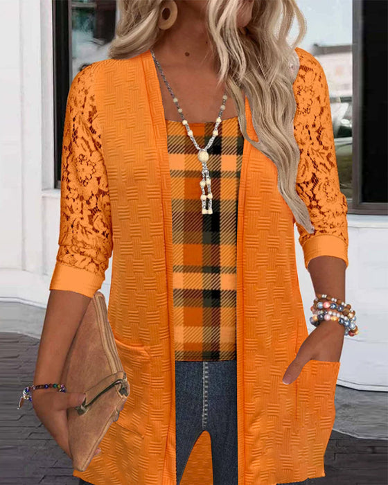 Top Med Faux Todelt Ternet Design