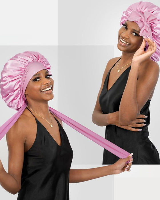 Natsovehætte i silke