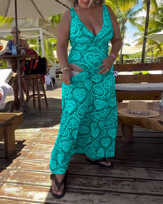 Badedragt Stropløs Hjerte Ferieprint