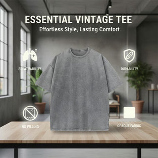 T-Shirt Herre Vintage Loose