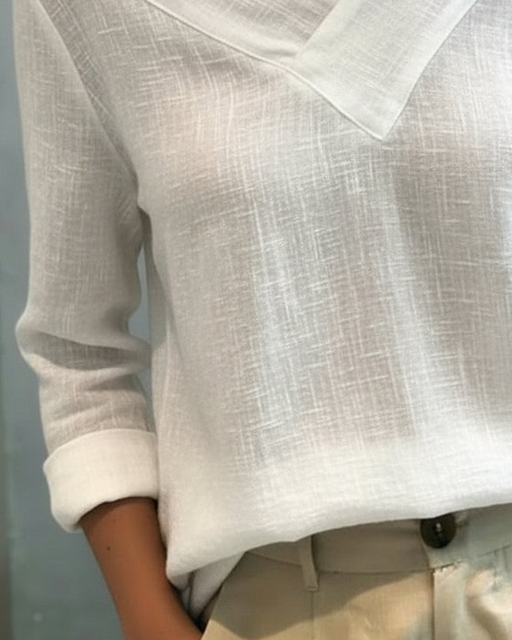 Topp Stilfuld V-Hals Skulderfri