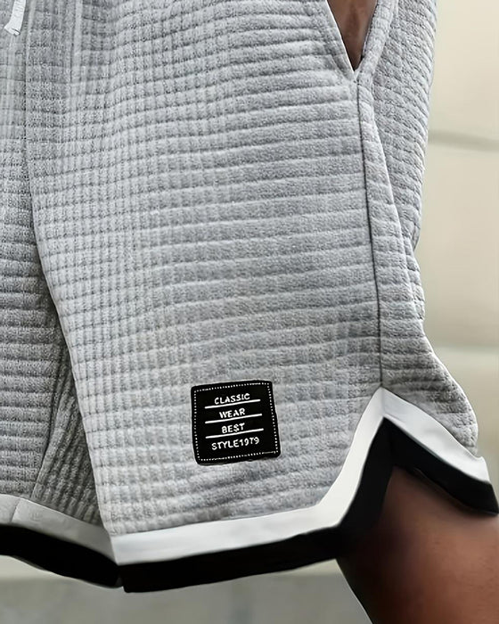 Shorts Vaffeltekstur Snøre