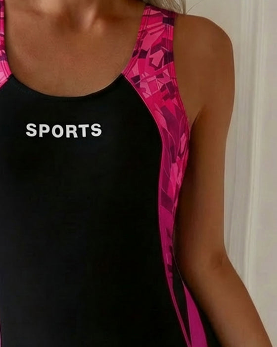 En-Delts Badedragt Flad Vinkel Sportvest