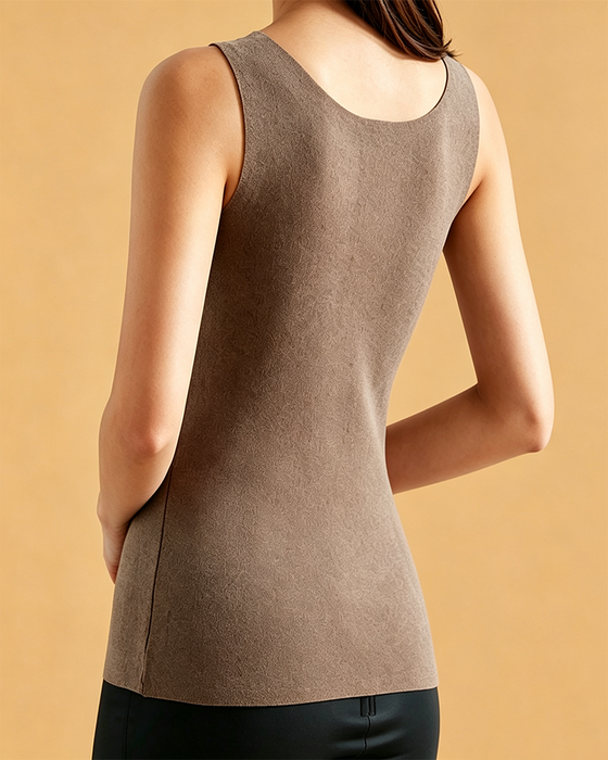 Tanktop Ét Stykke Vatteret Varm