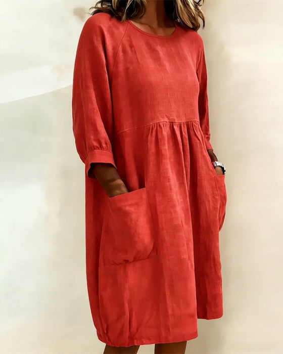 Kjole Trekvartærme Los