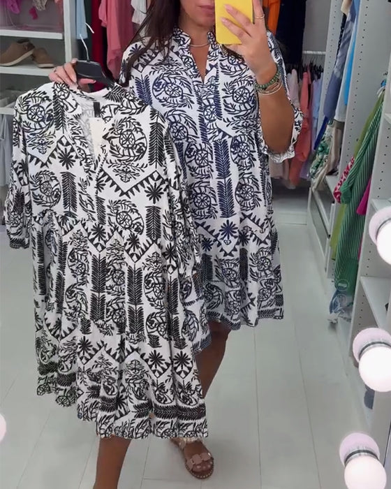 Kjole Fashion Street-tryk