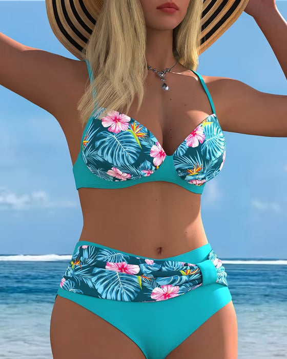 Bikini Trykt Todelt Bh