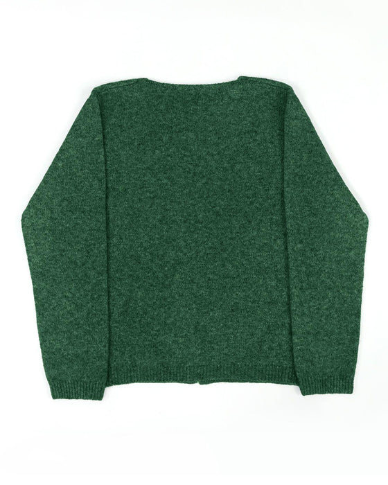 Pullover Knap Uregelmæssig Ensfarvet