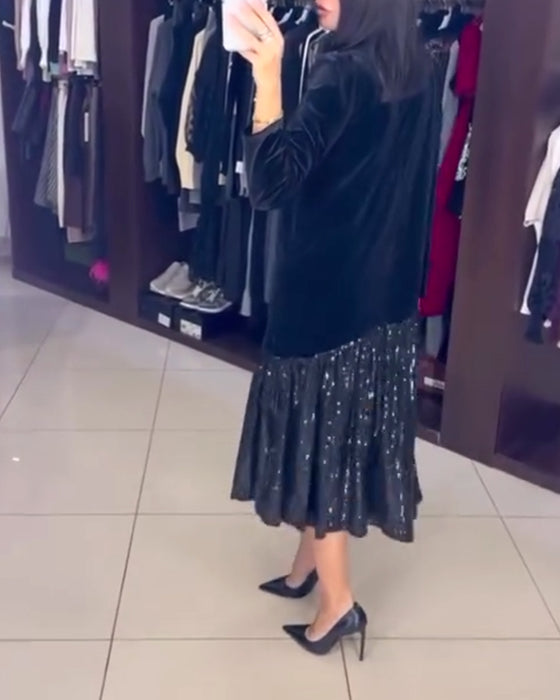 Kjole afslappet temperament pailletter