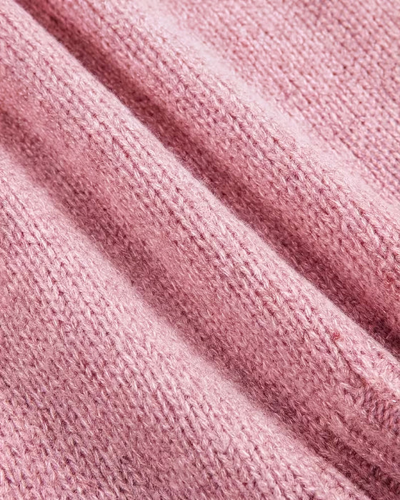 Pullover Bindebånd Hætte Casual