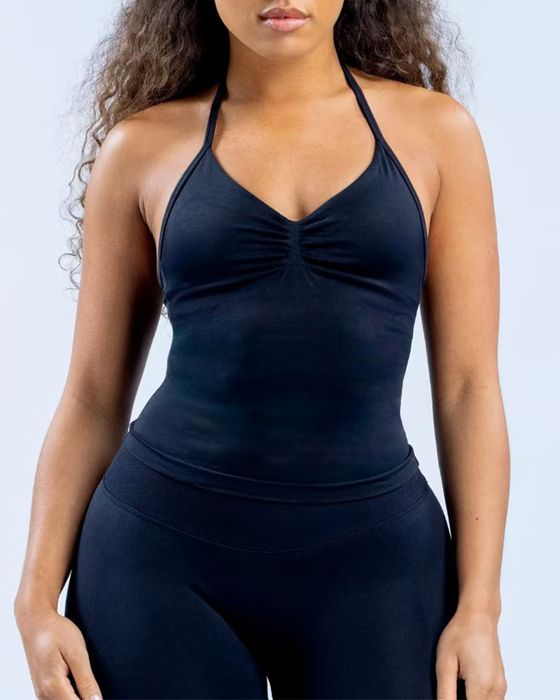 Cami Top Indbygget BH Halter
