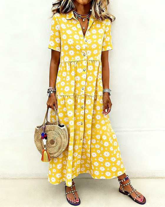 Kjole Tusindfryd V-hals