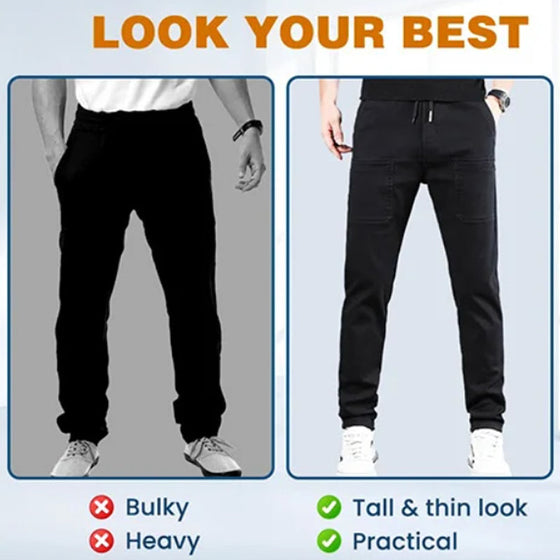 Bukser Høj Stretch Multi-Lomme Holdbar Cargo